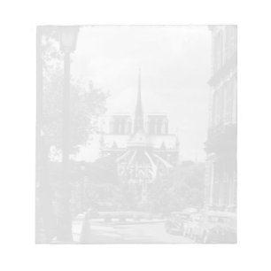 Vintage France Paris notre dame saint louis island Notepad