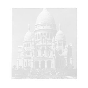 Vintage France Paris Sacre Coeur Basilica 1970 Notepad