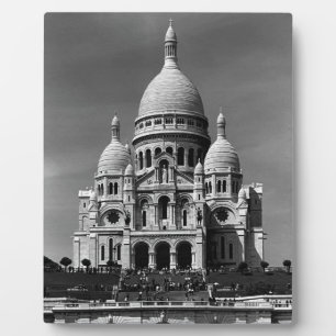 Vintage France Paris Sacre Coeur Basilica 1970 Plaque