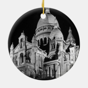 Vintage France Paris Sacre Coeur Basilica Ceramic Ornament