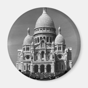 Vintage France Paris Sacre Coeur Basilica Magnet