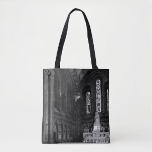 Vintage France Paris sacre Coeur virgin chapel Tote Bag