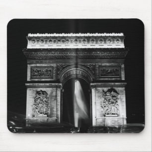 Vintage France Paris Triumphal arch Mouse Pad