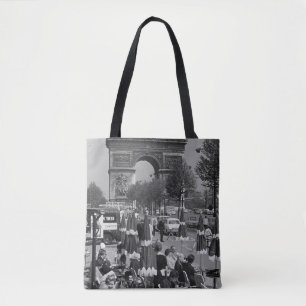Vintage France Paris Triumphal arch Tote Bag