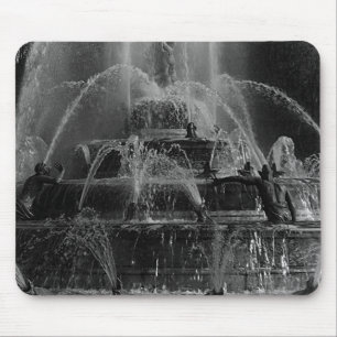 Vintage France Versailles palace Latona Fountain Mouse Pad