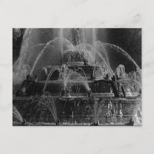 Vintage France Versailles palace Latona Fountain Postcard