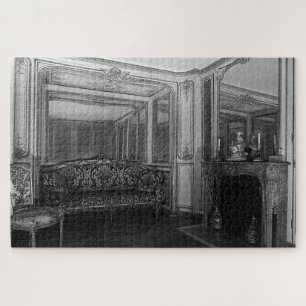Vintage France Versailles palace Mme Barry's room Jigsaw Puzzle