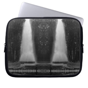 Vintage France Versailles palace obelisk fontain L Laptop Sleeve