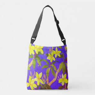 Vintage Frangipani Crossbody Bag