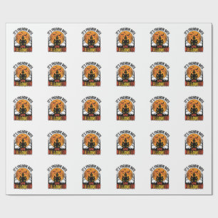 Vintage Freakin Bats Love Halloween Shirt Design_1 Wrapping Paper