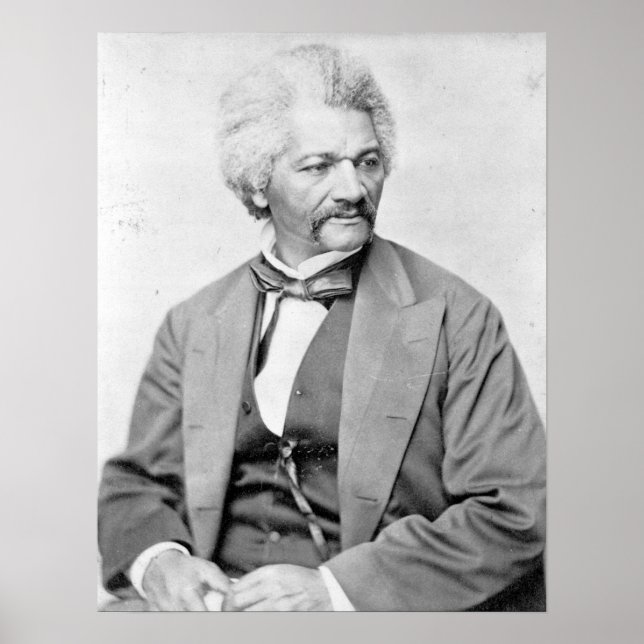Vintage Frederick Douglass Photograph Poster (Front)