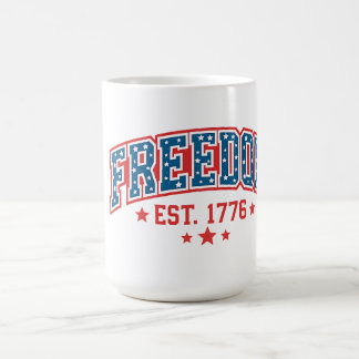 Vintage Freedom 1776 Patriotic Arch American Herit Coffee Mug