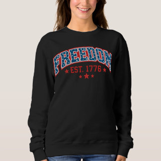 Vintage Freedom 1776 Patriotic Arch American Herit Sweatshirt