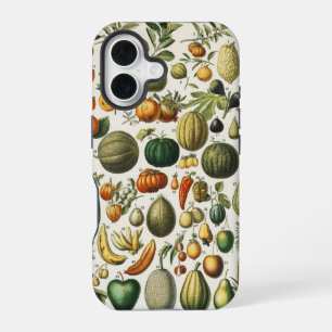 Vintage French Botanical Fruit Poster Art iPhone 16 Case