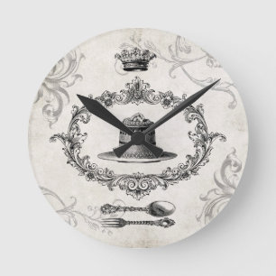 Vintage French Cake wall clock