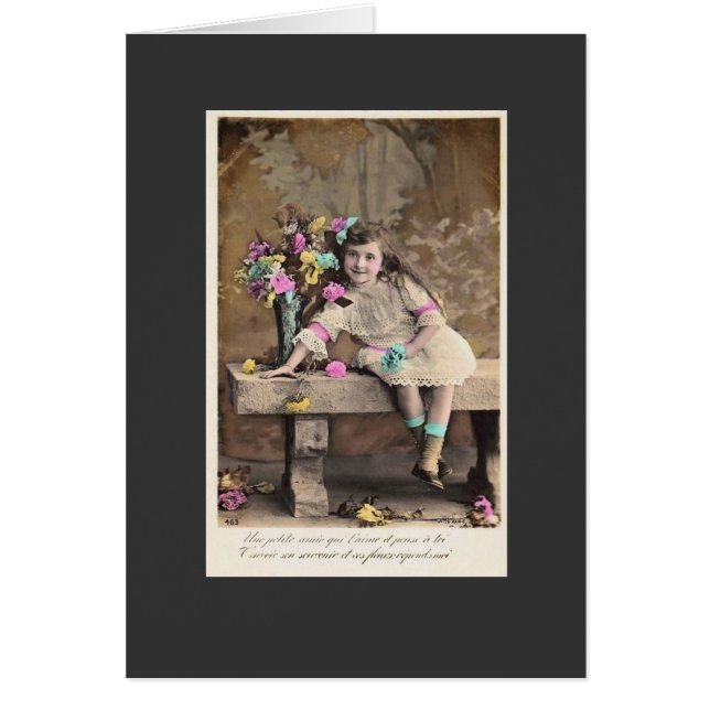 Vintage French Card (Front)