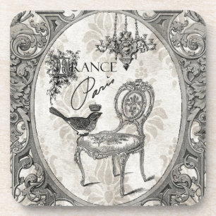 Vintage French chair coaster