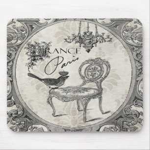 Vintage French chair mousepad