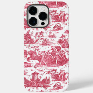 Vintage French Chariot of Dawn Toile de Jouy-Pink Case-Mate iPhone 14 Pro Max Case