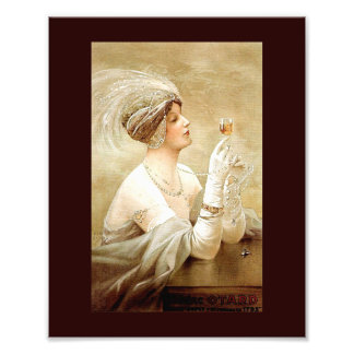 Vintage French Cognac Magnet Photo Print