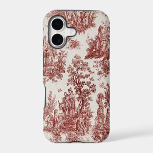 Vintage French Country Red Toile iPhone 5 Cover