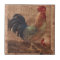Vintage French Country Rooster Ceramic Tile
