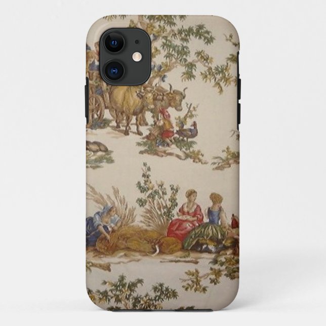 Vintage French Country Toile  iPhone 5 Case (Back)