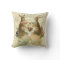 Vintage French Easter Bunnies pillow