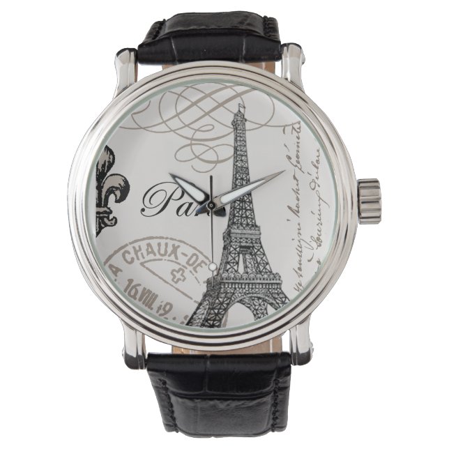 Vintage French Eiffel Tower watch (Front)