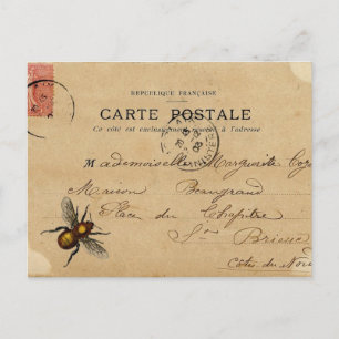 Vintage French Ephemera Postcard