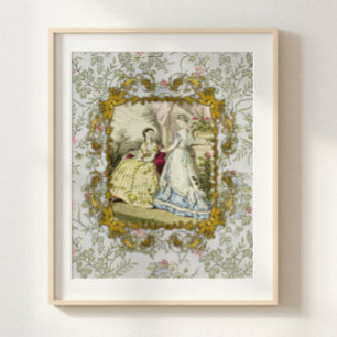 Vintage French Fashion Decoupage Tissue Paper