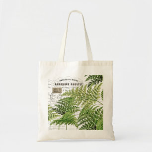 Vintage French Fern Script Document Everyday Bag
