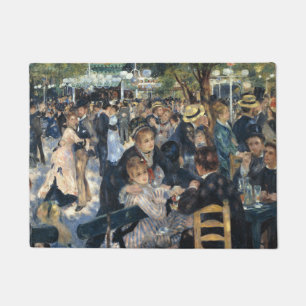 Vintage French Impressionist Paris Dance Art Doormat
