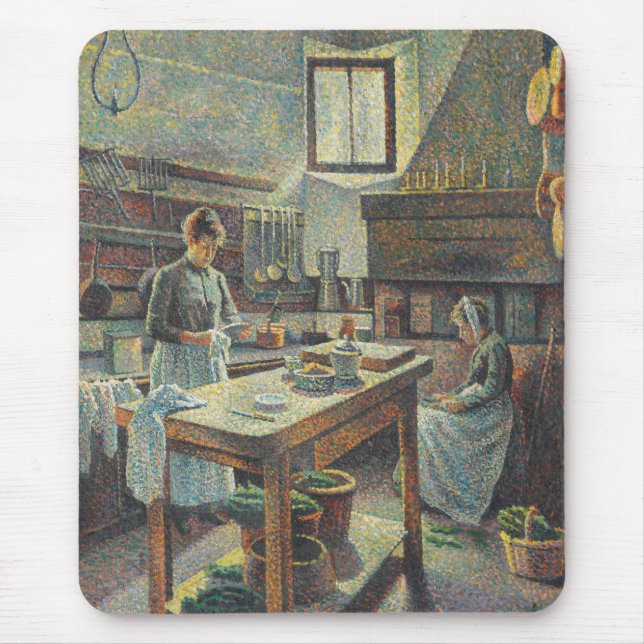 Vintage French Kitchen Mouse Pad (Front)