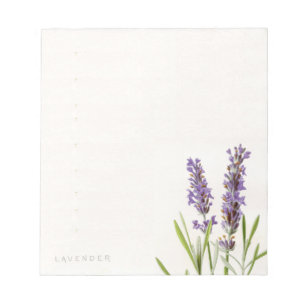 Vintage French Lavender Notepad