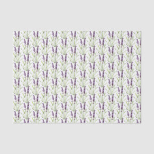 Vintage French Lavender Small Print Tissue Paper