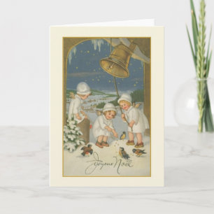 Vintage French Merry Christmas Card