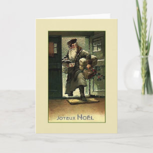 Vintage French Merry Christmas Card