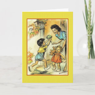 Vintage French Mother's Day Greeting Card