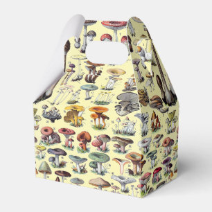 Vintage French Mushroom Cottagecore Botanical Art Favour Box