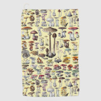 Vintage French Mushroom Cottagecore Botanical Art