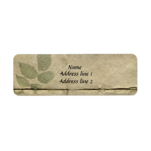 Vintage French Paper Address Labels
