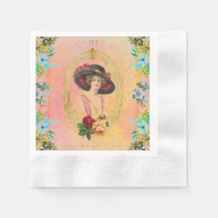 Vintage French Paper Napkin