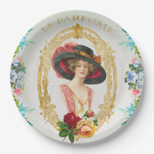 Vintage French Paper Plate