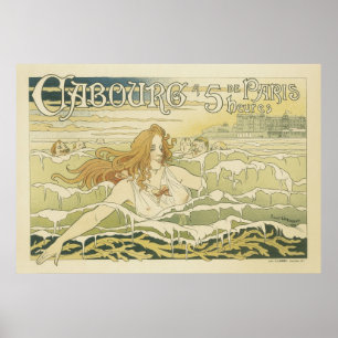 Vintage French Posters - Mermaid