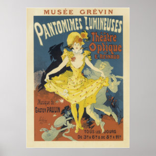 Vintage French Posters - Theatre Optique