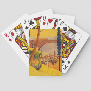 Vintage French Railroad Travel Playing Cards