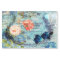 Vintage French Roses Blue Decoupage Tissue Paper