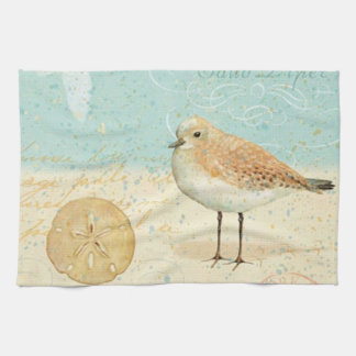 Vintage French Sand Piper Tea Towel