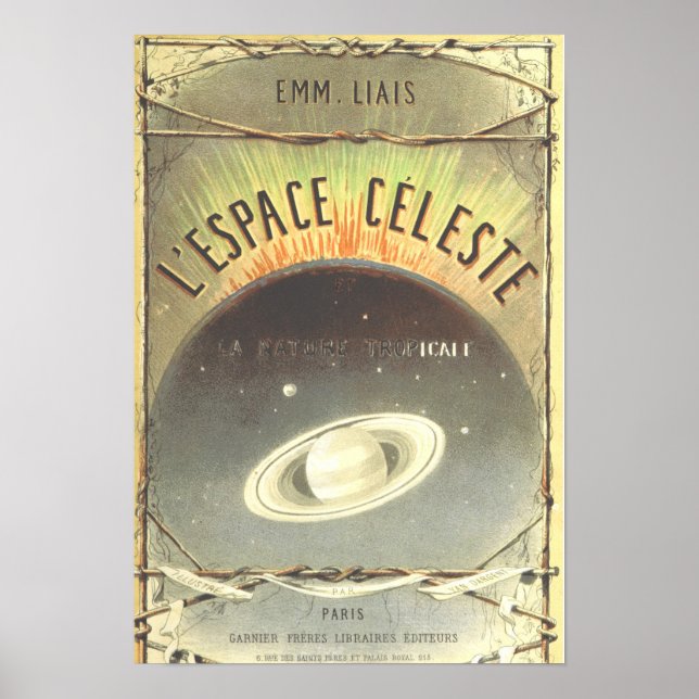 Vintage French Space Poster (Front)